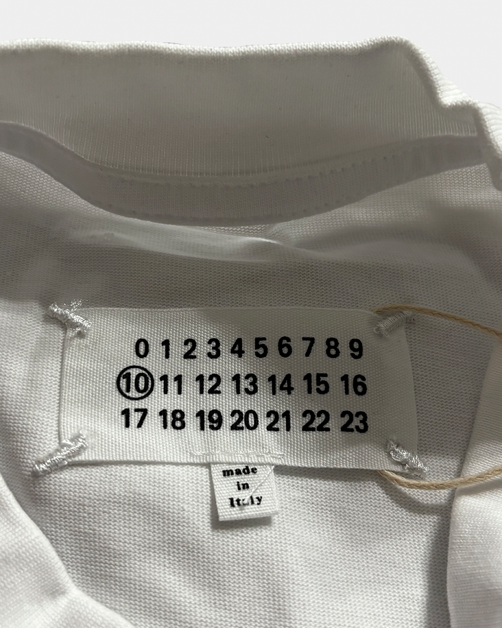 Maison Margiela White Reversible Logo Tee