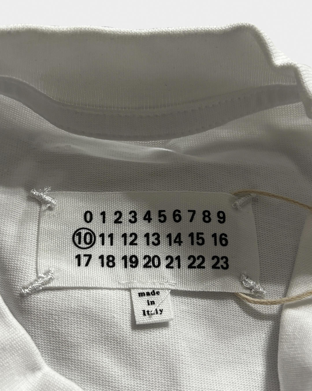 Maison Margiela White Reversible Logo Tee