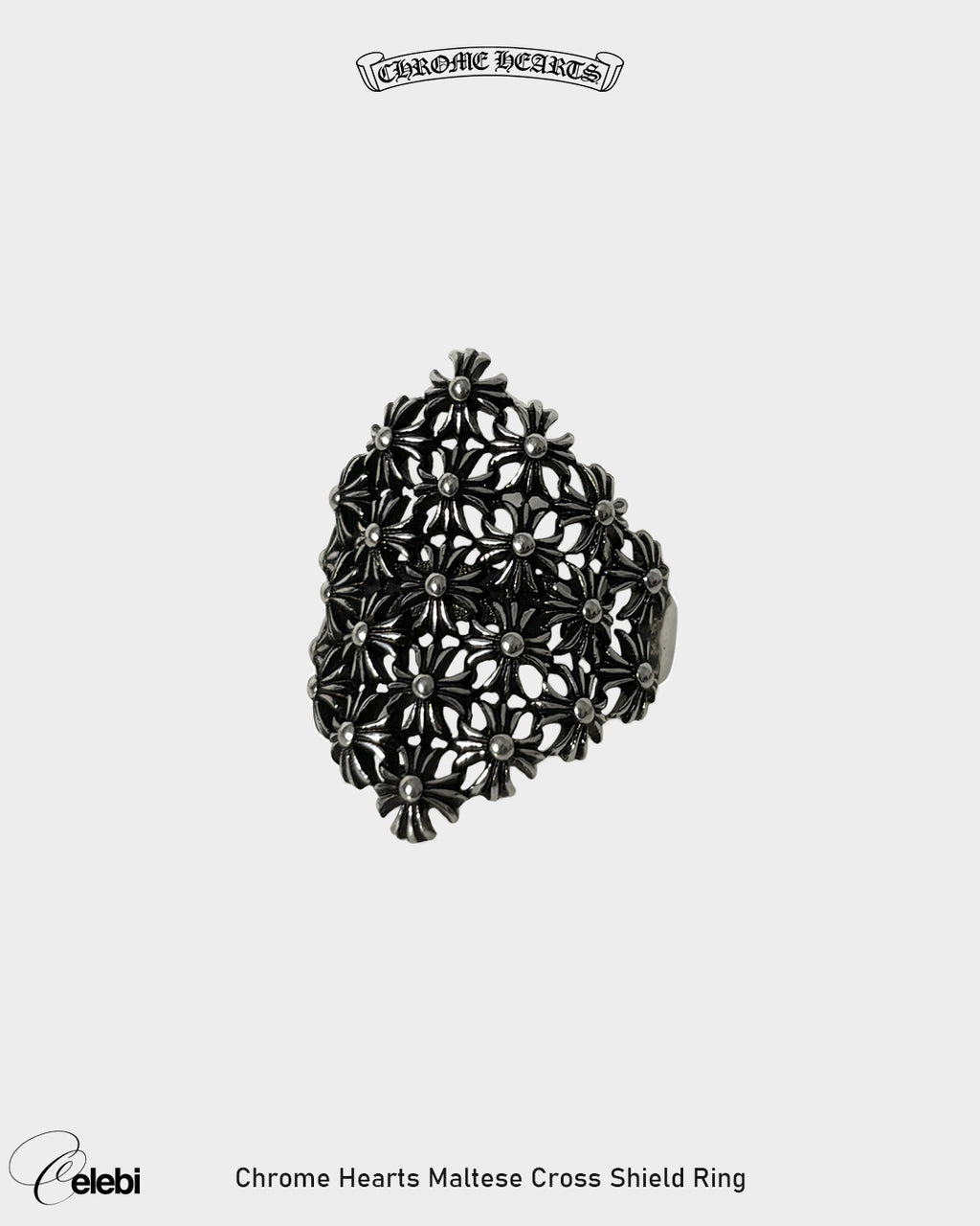 Chrome Hearts Maltese Cross Shield Ring
