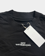 Maison Margiela Black Reversible Logo Tee