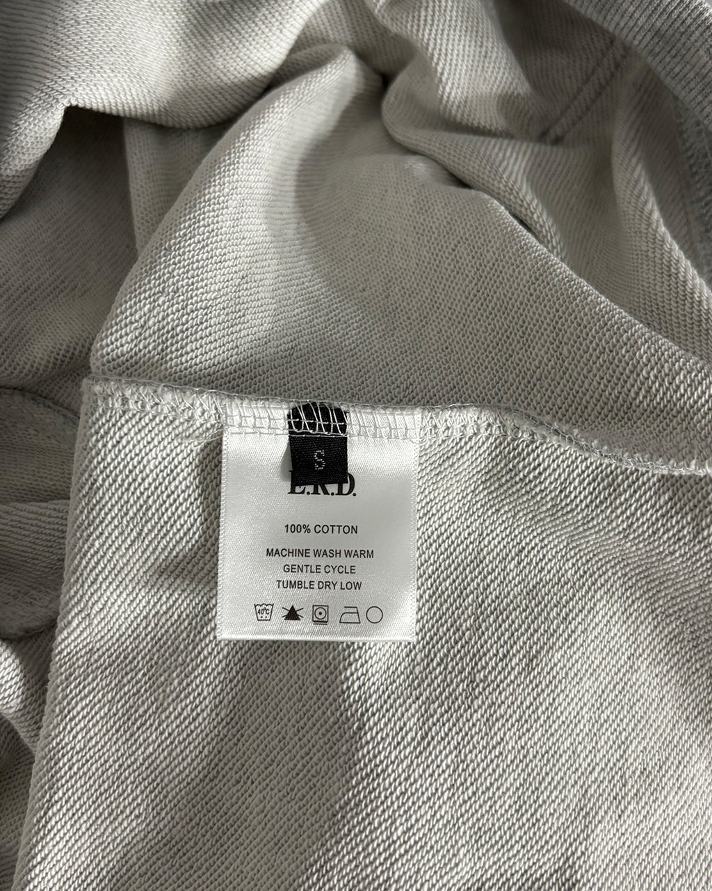Enfants Riches Déprimés Black Logo Grey Hoodie