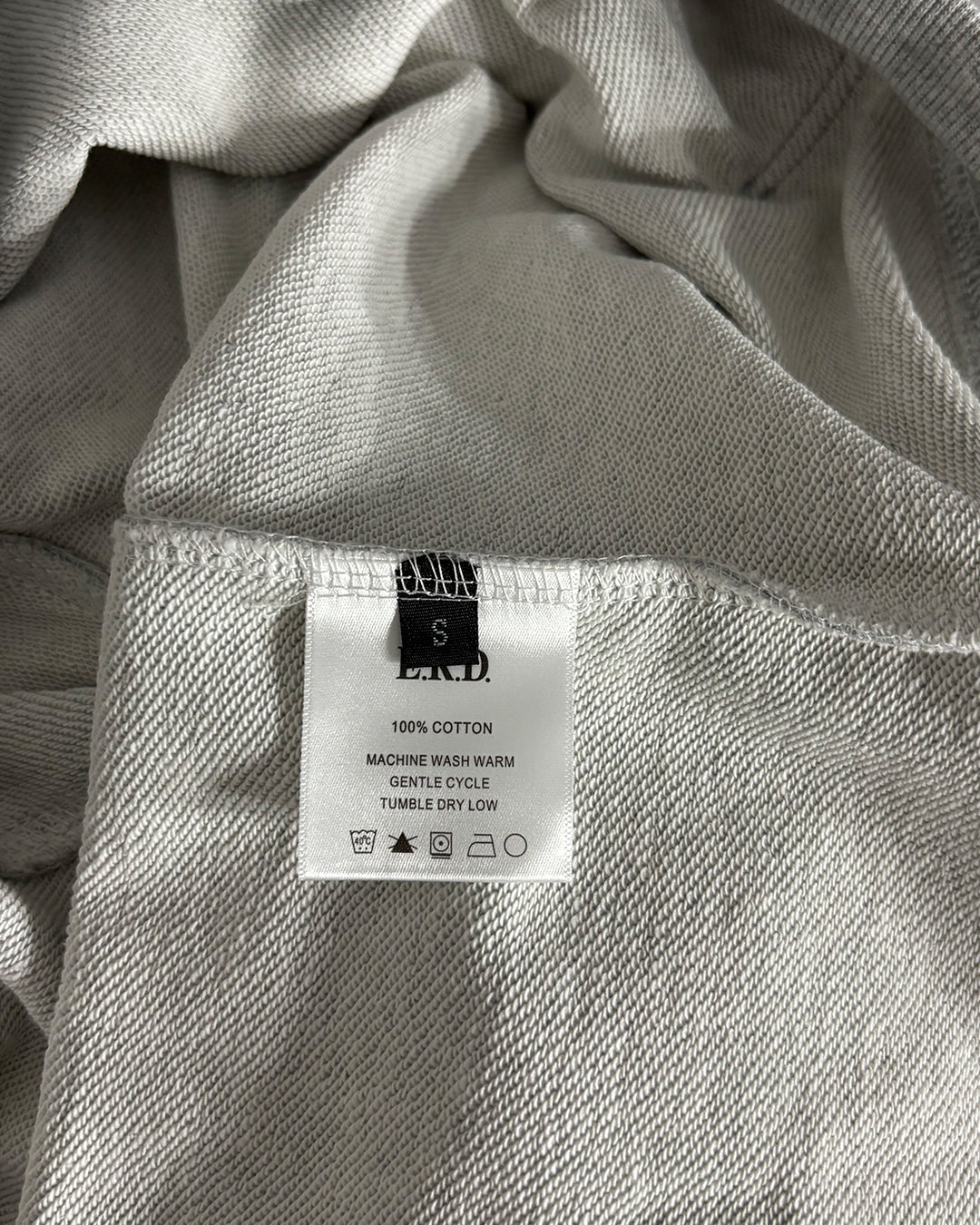 Enfants Riches Déprimés Black Logo Grey Hoodie