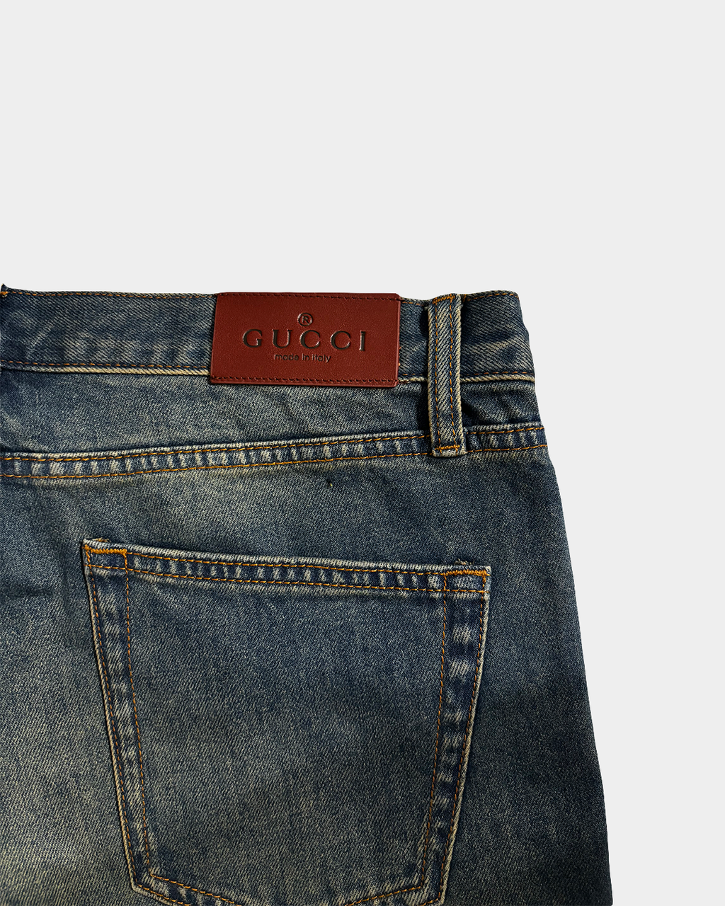Gucci Demna Horsebit Blue Denim Jeans