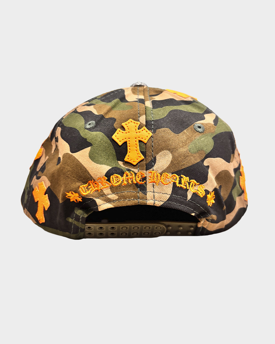 Chrome Hearts Orange Cross Patch Military Cap