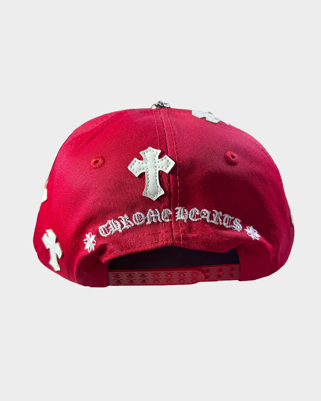 Chrome Hearts Cross Patch Red Cap