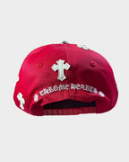 Chrome Hearts Cross Patch Red Cap