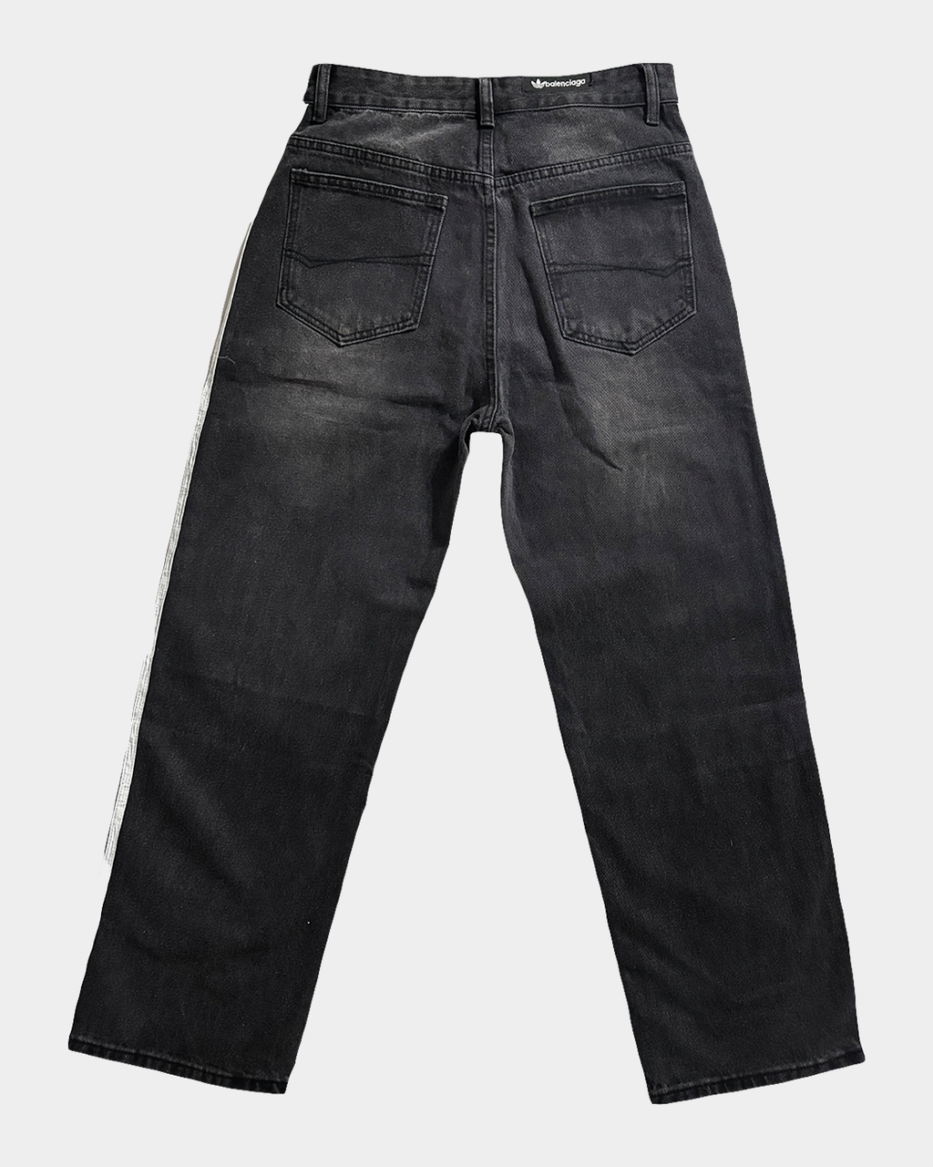 Balenciaga x Adidas Black Straight Leg Jeans