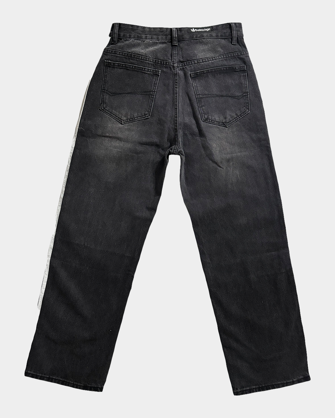 Balenciaga x Adidas Black Straight Leg Jeans