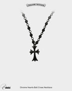 Chrome Hearts Ball Cross Necklace