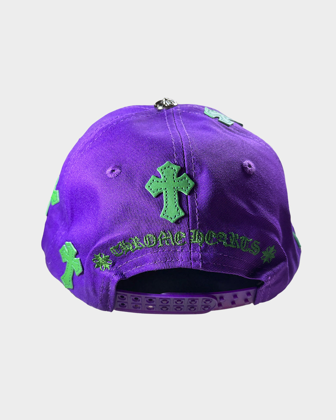 Chrome Hearts Cross Patch Purple Green Cap