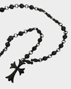 Chrome Hearts Ball Cross Necklace