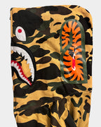 BAPE Camo White Green Shark Full Zip Hoodie