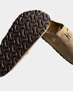 Birkenstock x Chrome Hearts Beige Mules