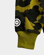 BAPE Camo Green Shark Full Zip Hoodie
