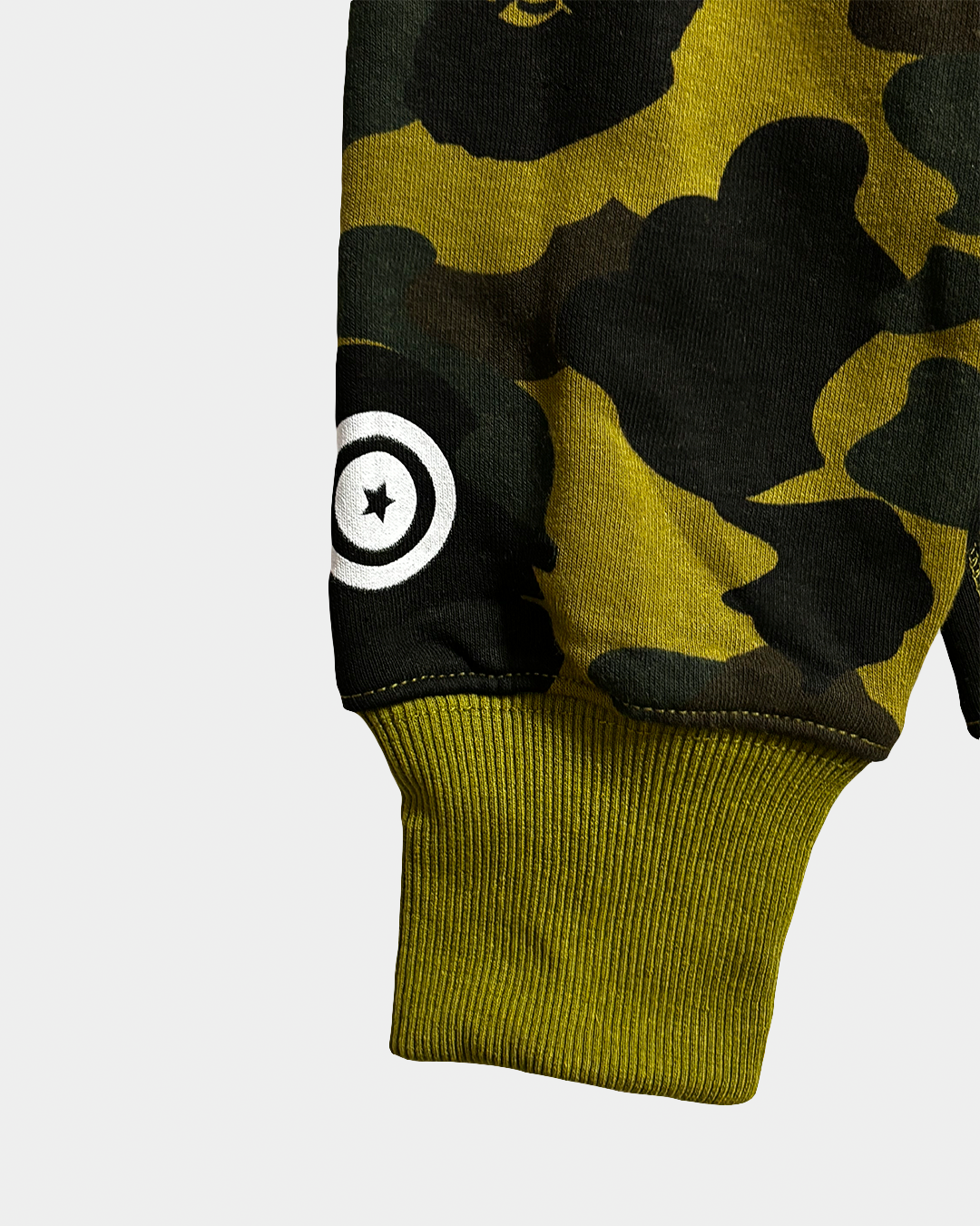 BAPE Camo Green Shark Full Zip Hoodie