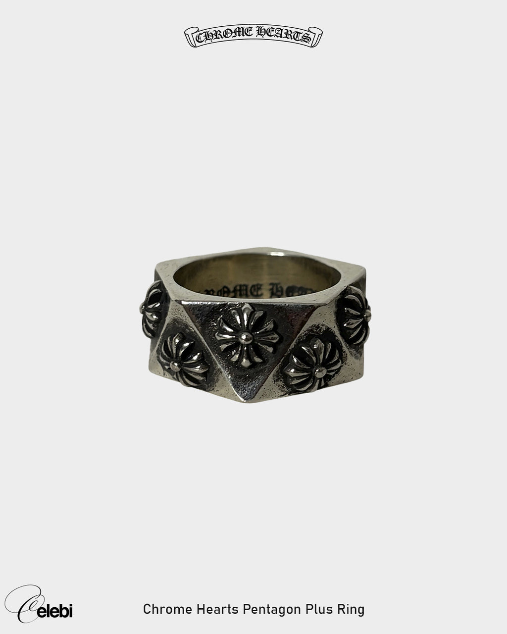 Chrome Hearts Pentagon Plus Ring