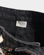 Vale Black Skittles Patch Jorts