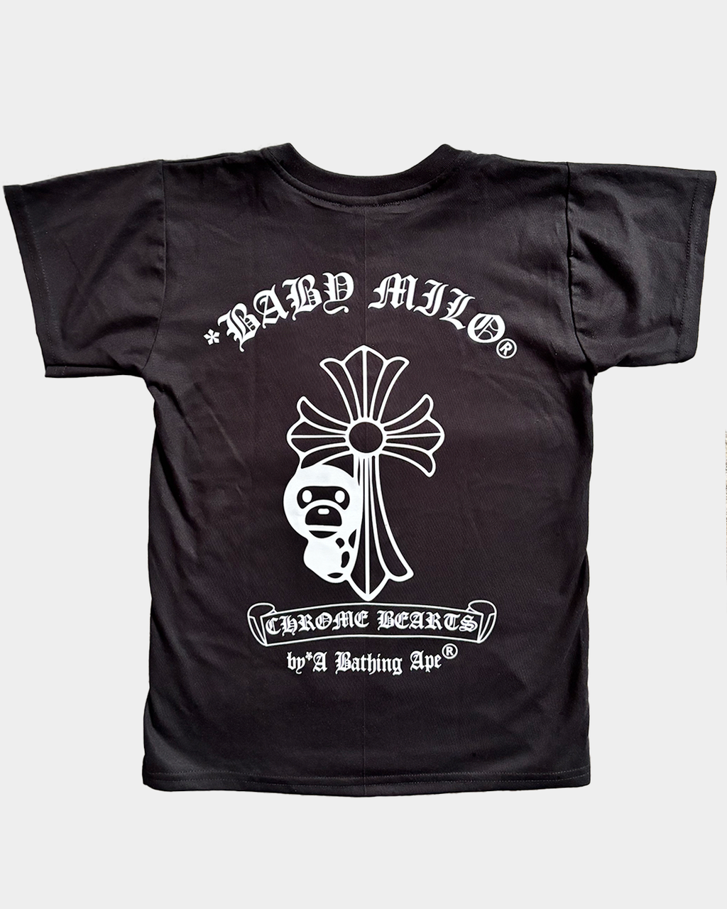 Bape x Chrome Hearts Black Tee