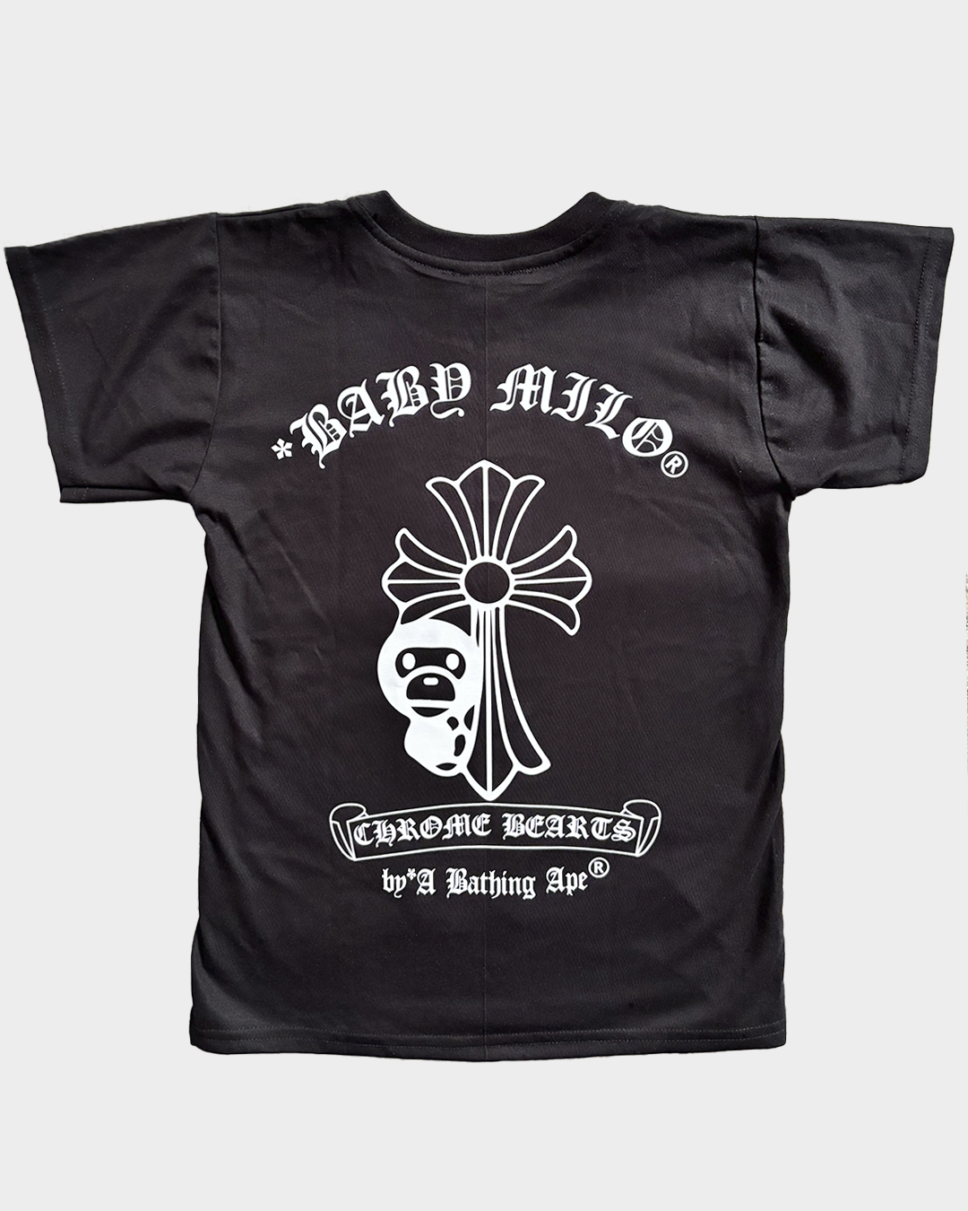 Bape x Chrome Hearts Black Tee