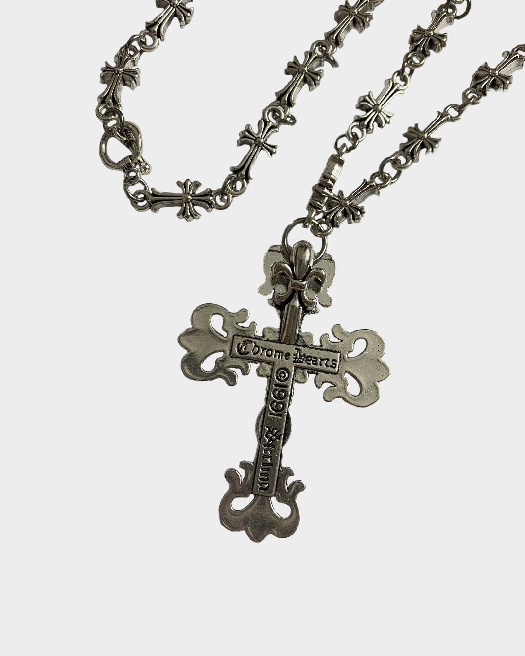 Chrome Hearts Filigree Cross Necklace