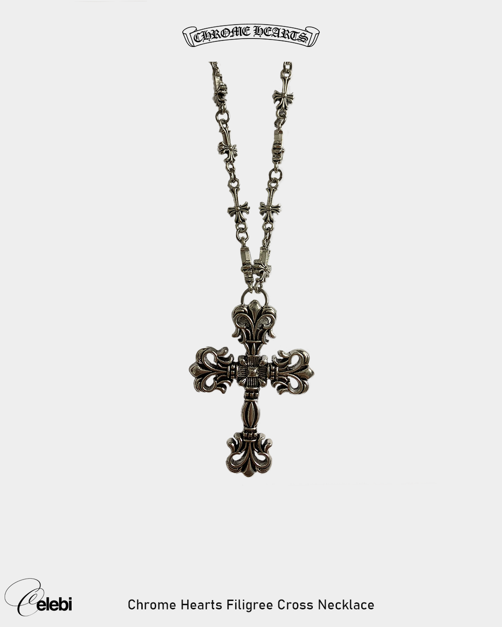 Chrome Hearts Filigree Cross Necklace