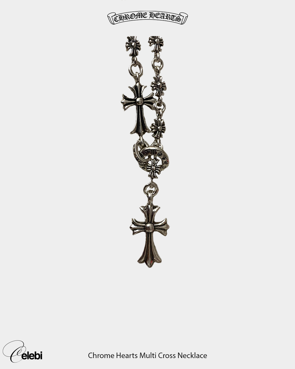 Chrome Hearts Multi Cross Necklace