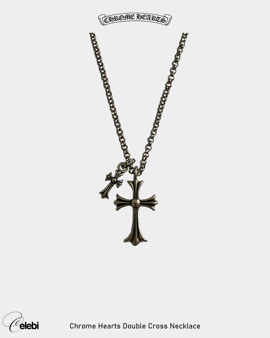Chrome Hearts Double Cross Necklace