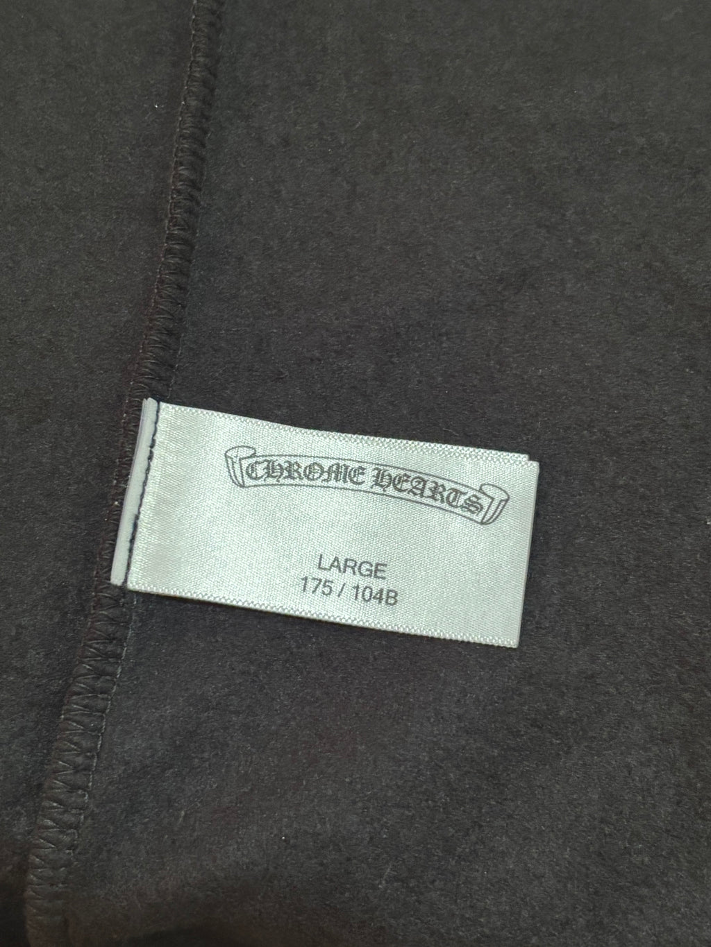 Chrome Hearts Black Zip Up Hoodie