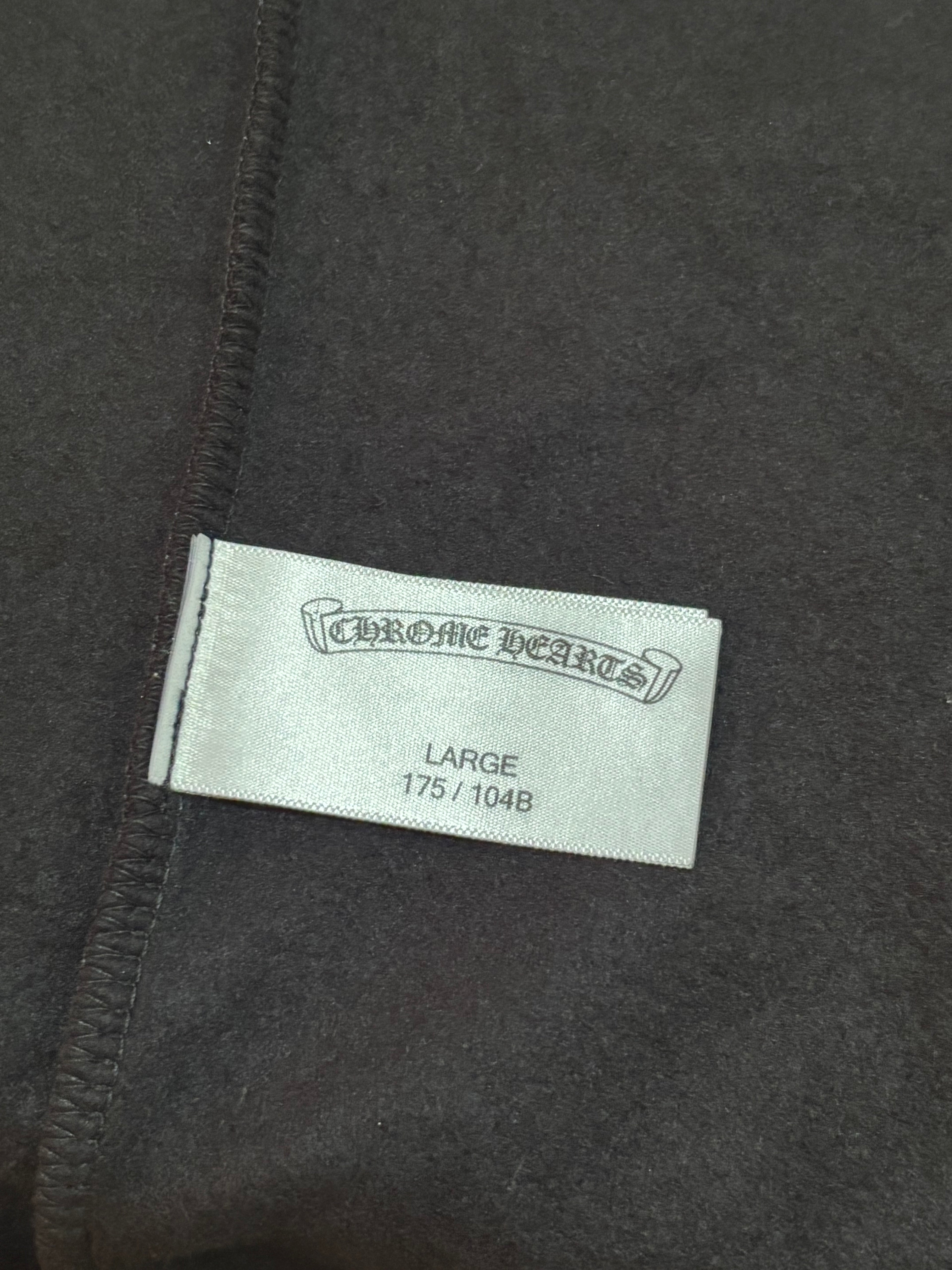 Chrome Hearts Black Zip Up Hoodie