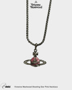 Vivienne Westwood Shooting Star Pink Necklace