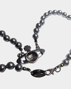 Vivienne Westwood Black Pearl Necklaces