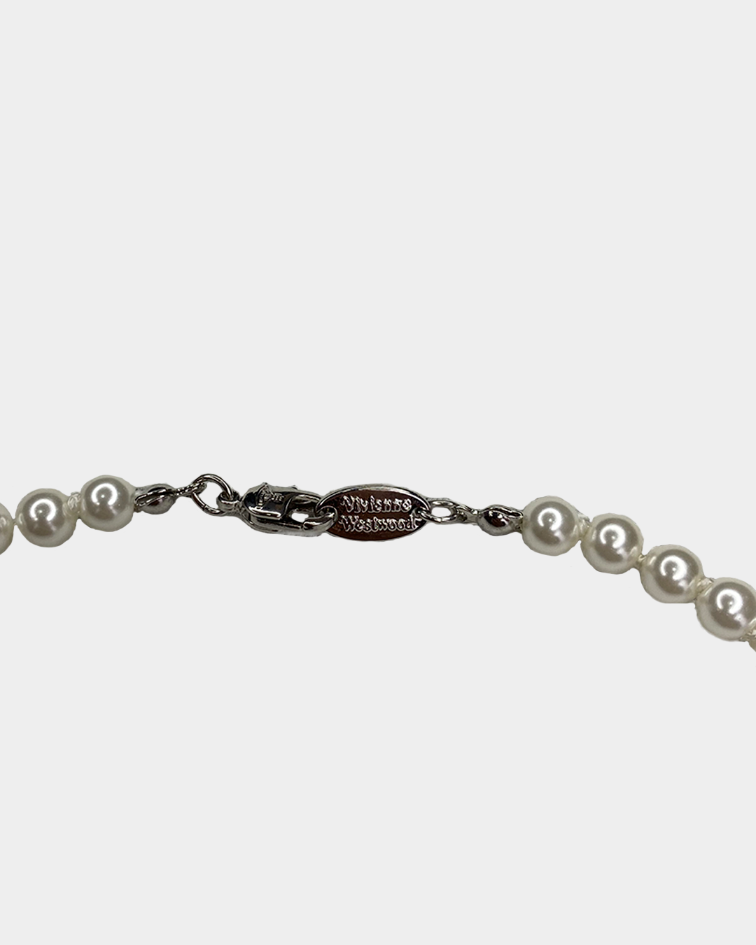 Vivienne Westwood Silver Pearl Necklace