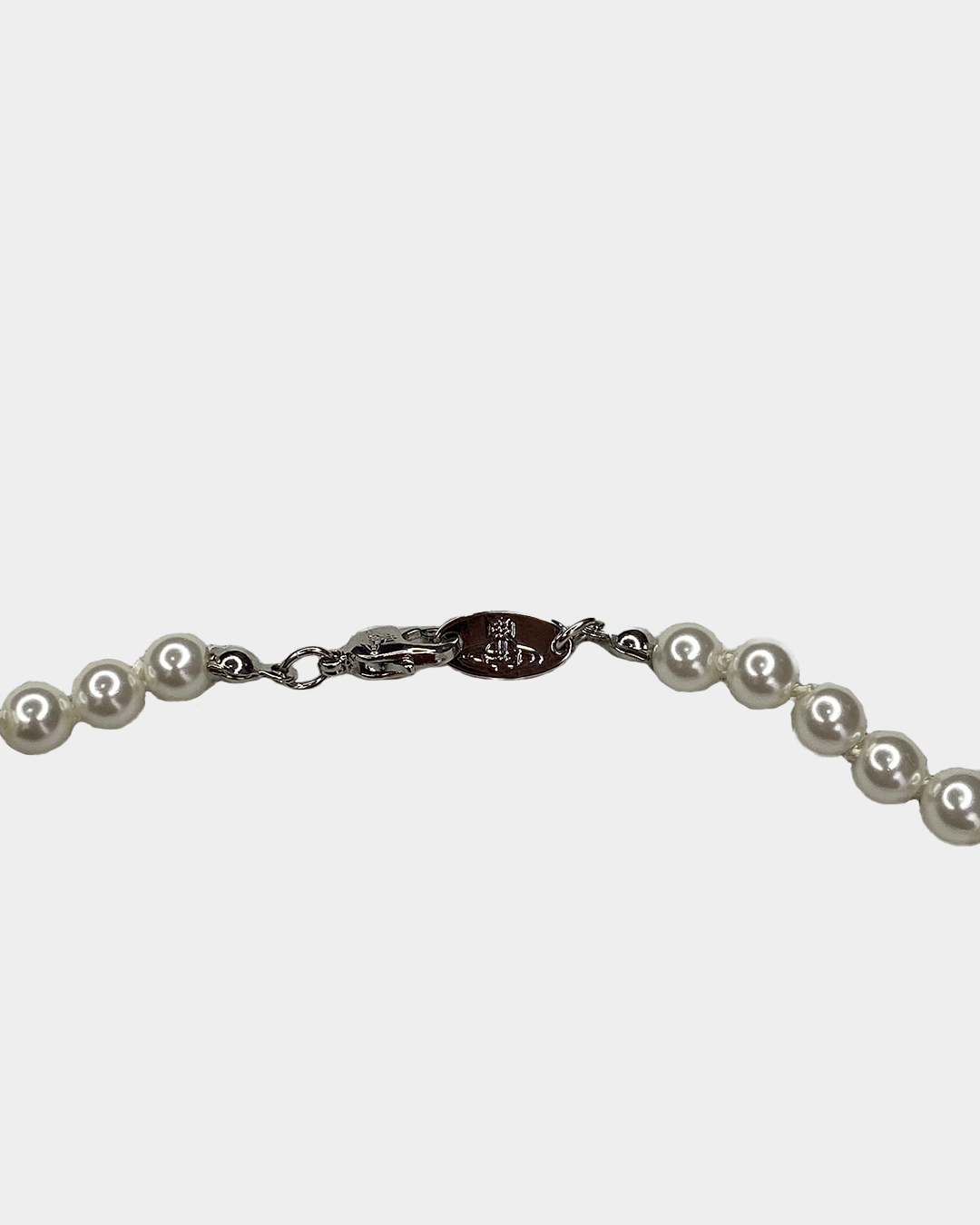 Vivienne Westwood Silver Pearl Necklace